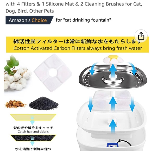 Stainless Steel Electric Cat Water Dispenser. - Picture 6 of 8